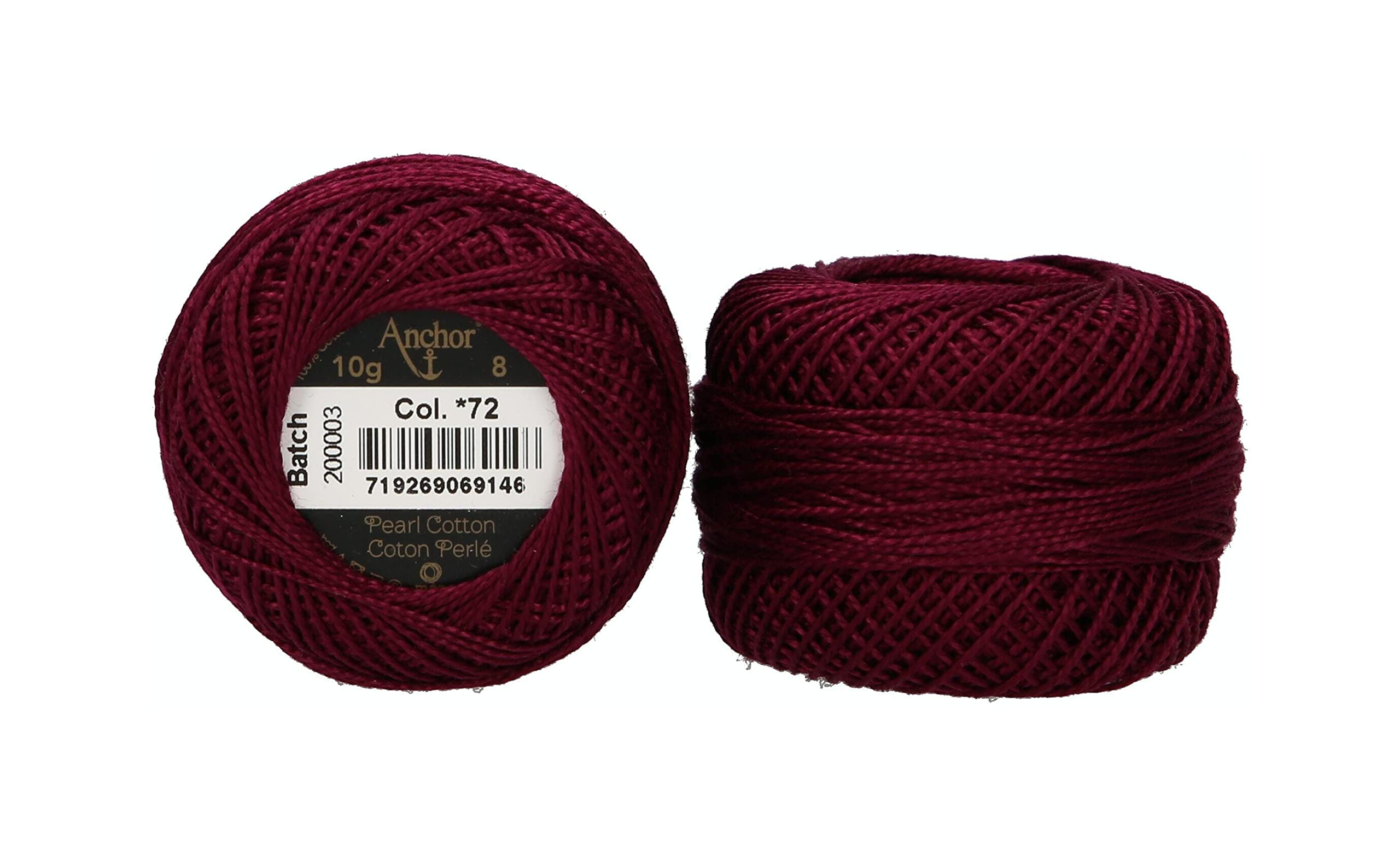 Pearl Cotton No. 8, 10g, BlackBerry Dark — image 1