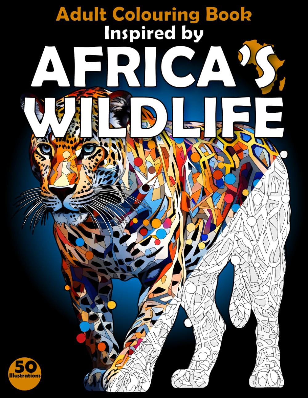 Adult Colouring Book Inspired by Africa's Wildlife