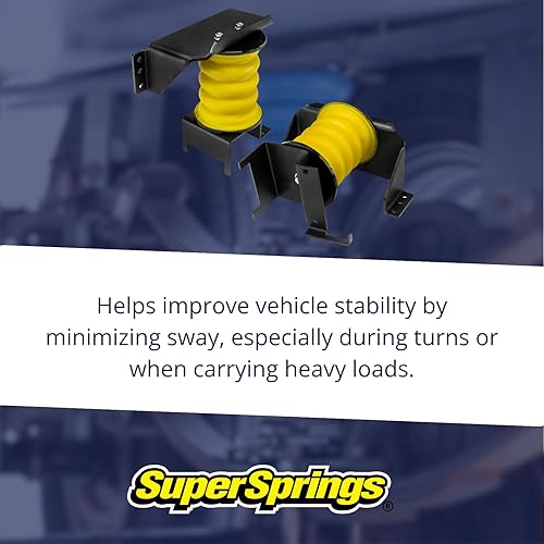 Miniatura 6 de SuperSprings SSR-187-54-1 | SumoSprings Maxim Trasero para Ford F-53 | Par izquierdo/derecho | Capacidad de 7000 (lb) al 50% de compresión |