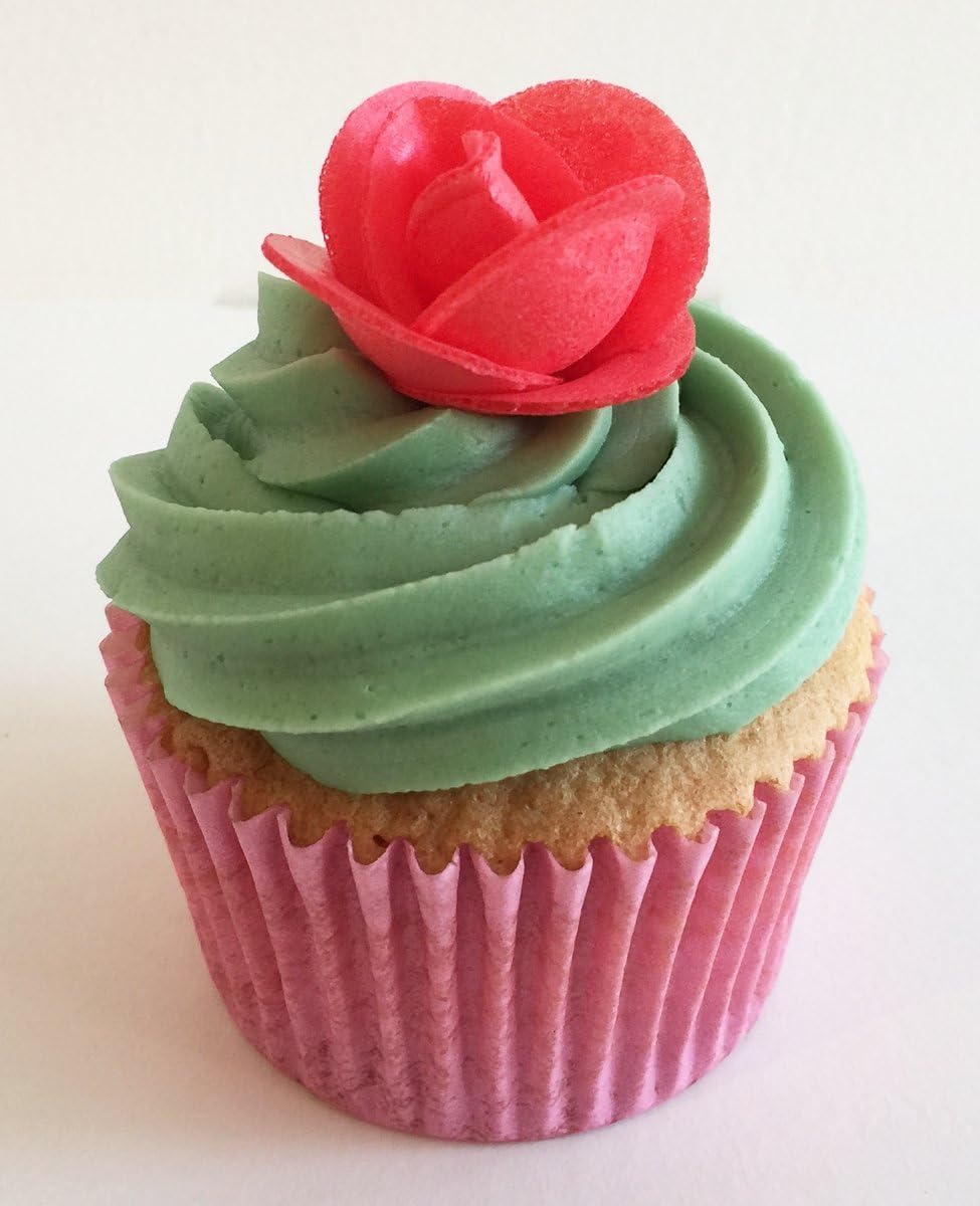 150 Beautiful 3d Edible Roses Cake Decorations: Red Roses