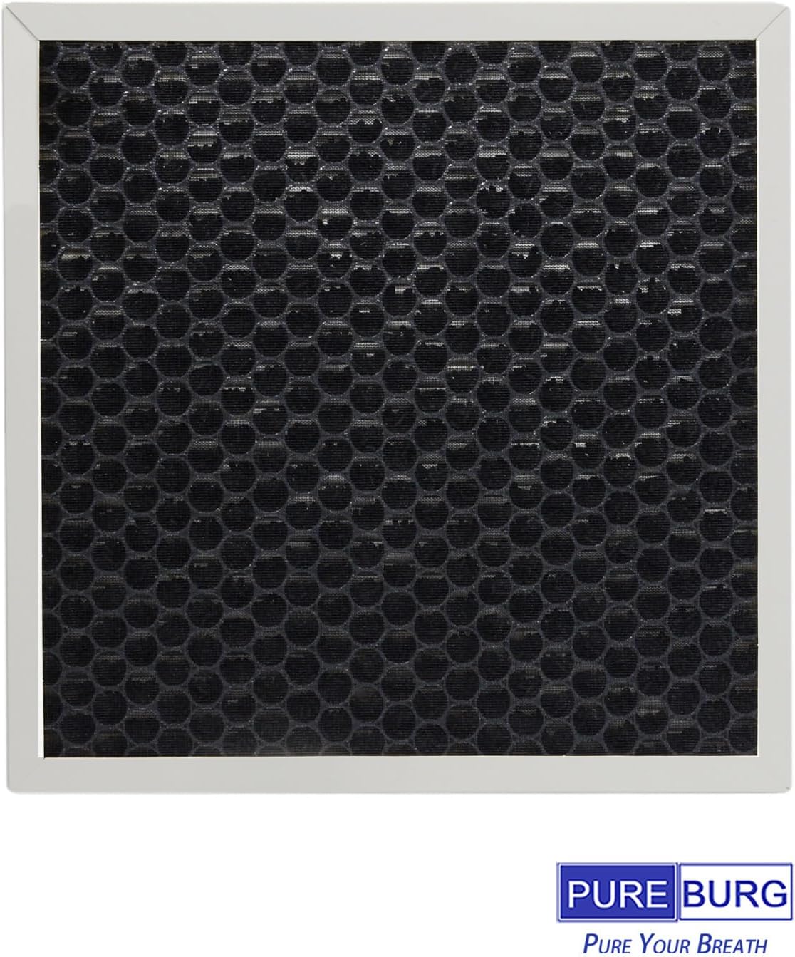 PUREBURG Replacement True HEPA Filter Compatible with LAMPICK Cleaner-A6 Air Purifier,2-Pack H13 4-Stage Filtration Activated Carbon