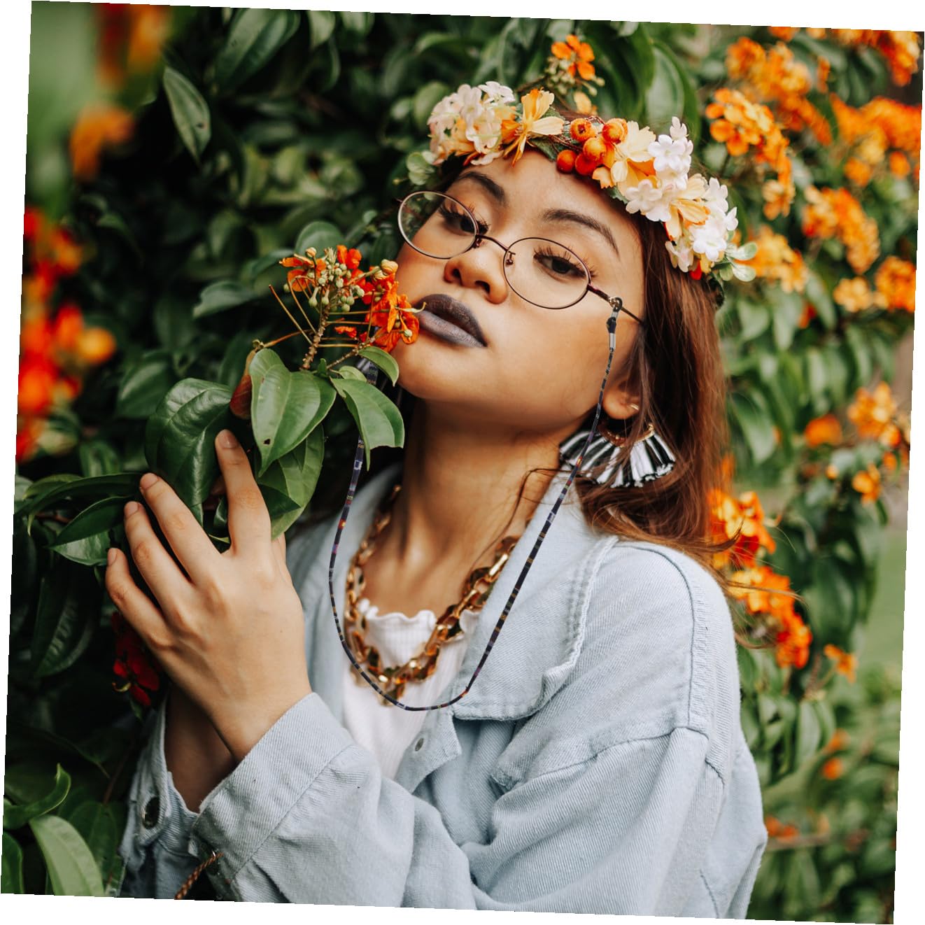 GALPADA Brille Seil Sonnenbrillenclip Clip Sonnenbrillenbänder Maske Band Anti-verlorener Brillenbügel Seile Zum Aufhängen Von Brillen Polyester Baumwolle