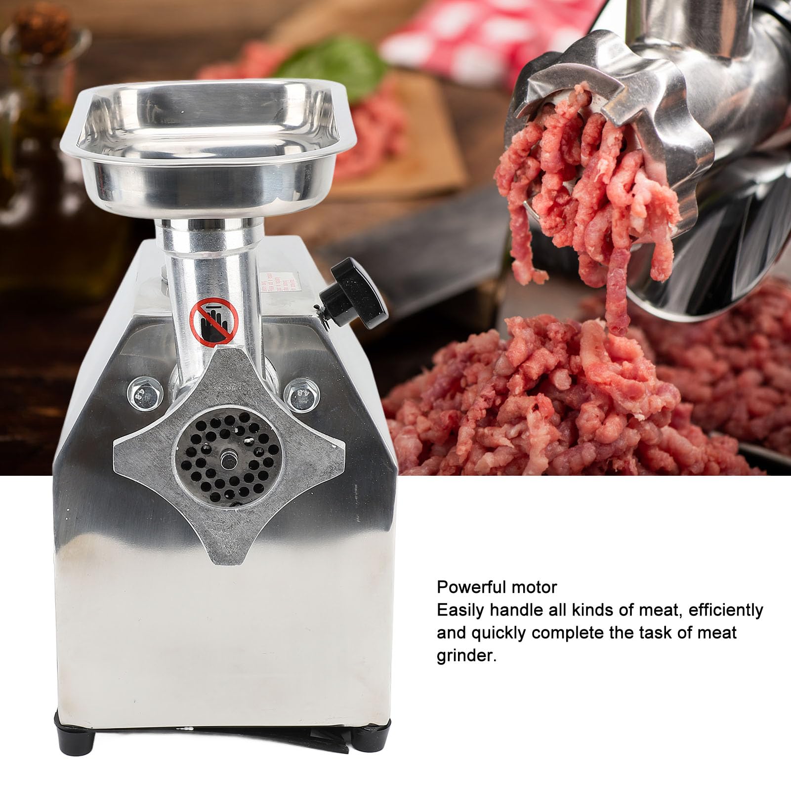 Aobosi Hachoir a Viande électrique 3000 W Professionnel avec 3 tailles