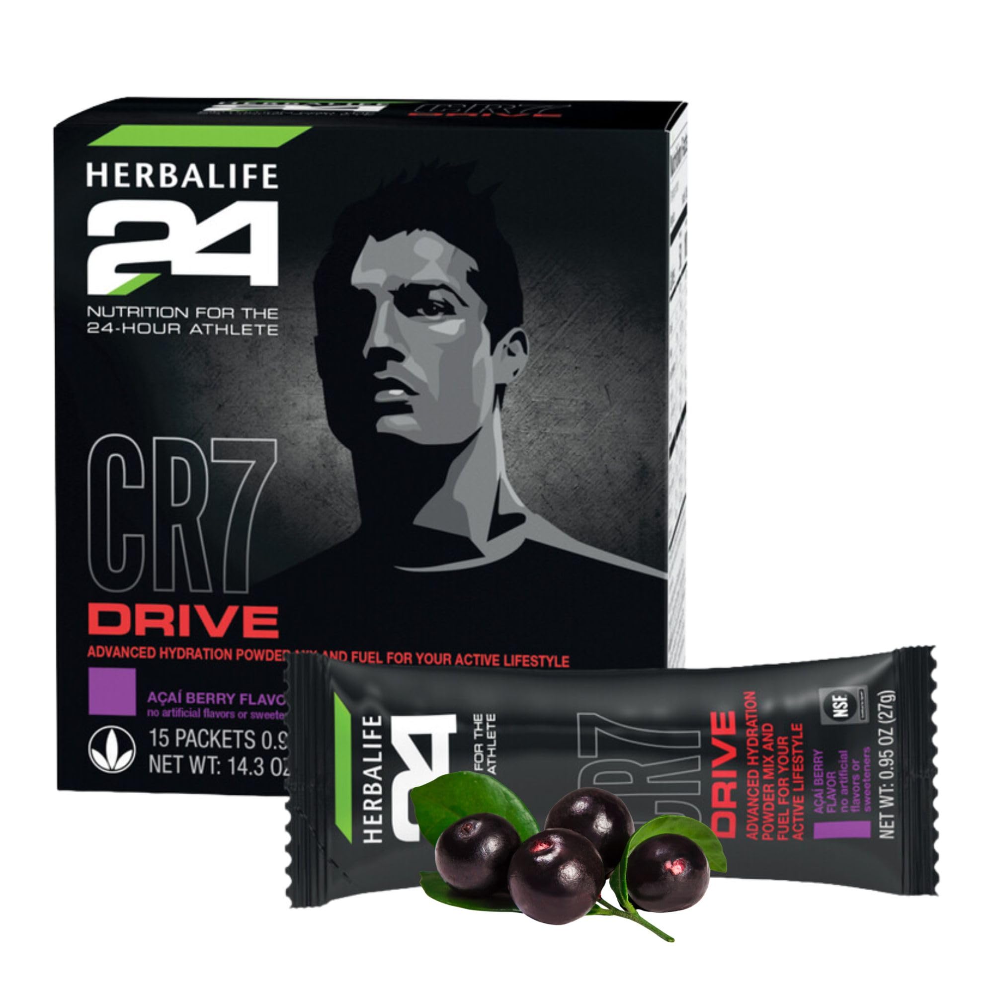Amazon.com: HERBALIFE 24 CR7 Drive: Açaí Berry (15 Packets