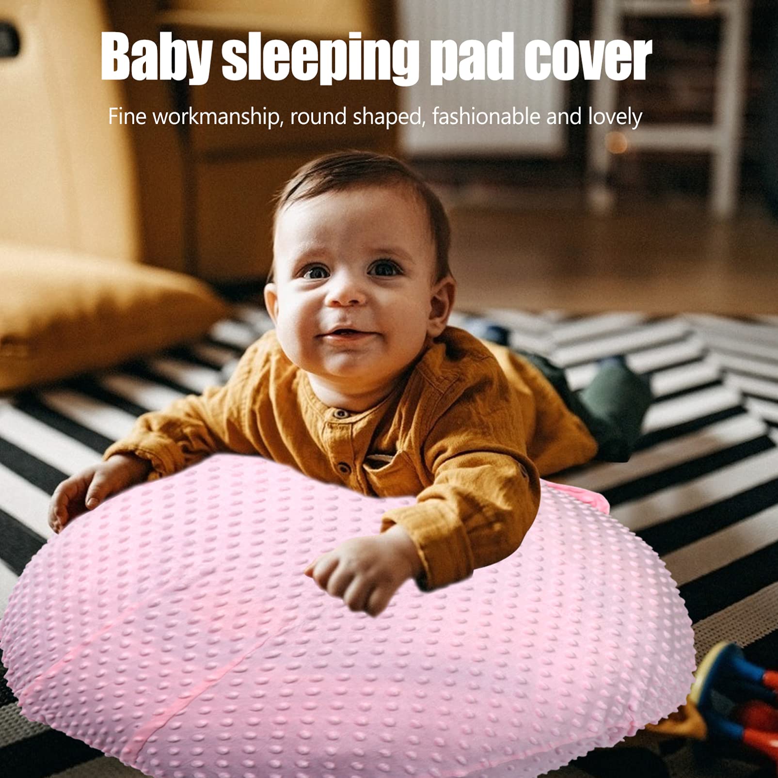 Kisangel Baby Lounger Cover Adjustable Size Cotton Lounger Replaceable Cover for Nursery Dec