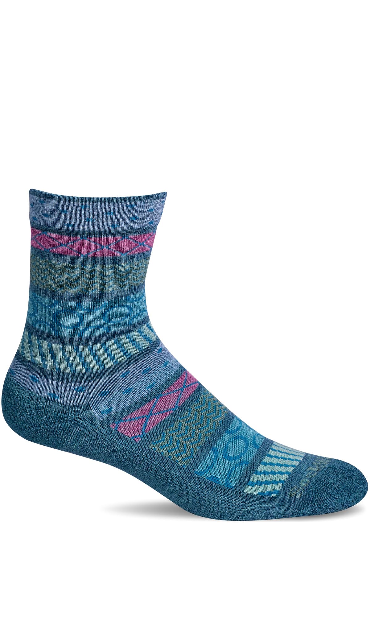 Sockwell Women's Fairisle Pop Everyday Crew Sock