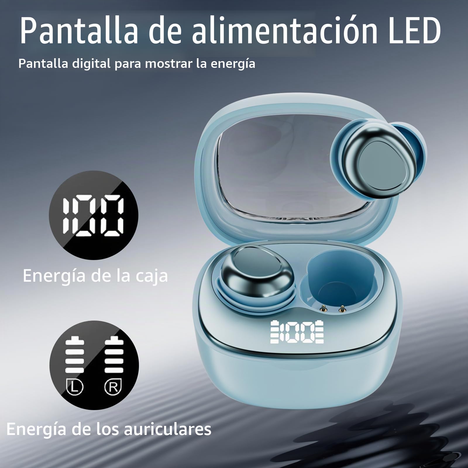 Doubc Mini auriculares para dormir Bluetooth 5.4, 2025, nuevos auriculares in-ear inalámbricos con 25 horas de duración de la batería, auriculares suaves para dormir, sonido suave, cómodo de llevar