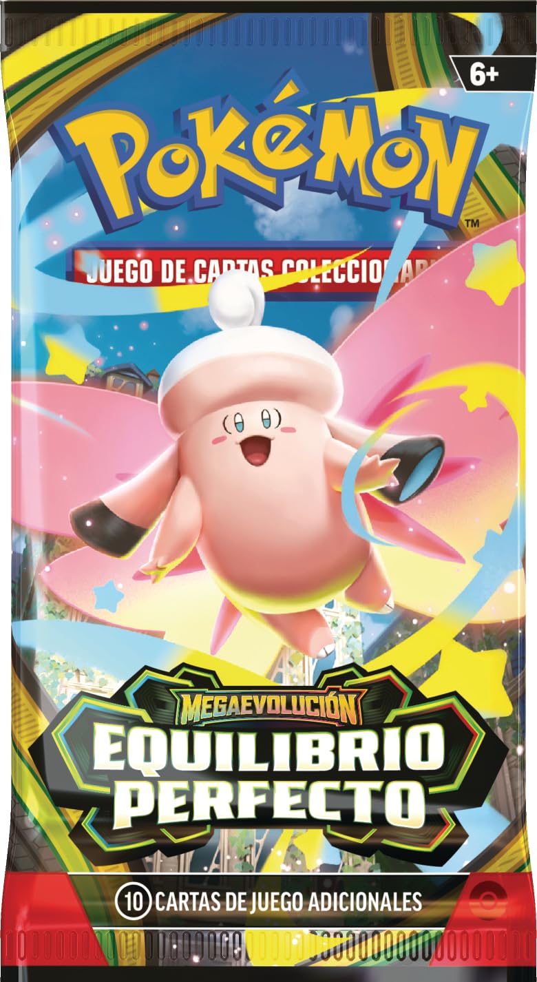 Pokémon: Lote de Sobres de Mejora de Megaevolución-Equilibrio JCC Pokémon (6 Sobres de Mejora)