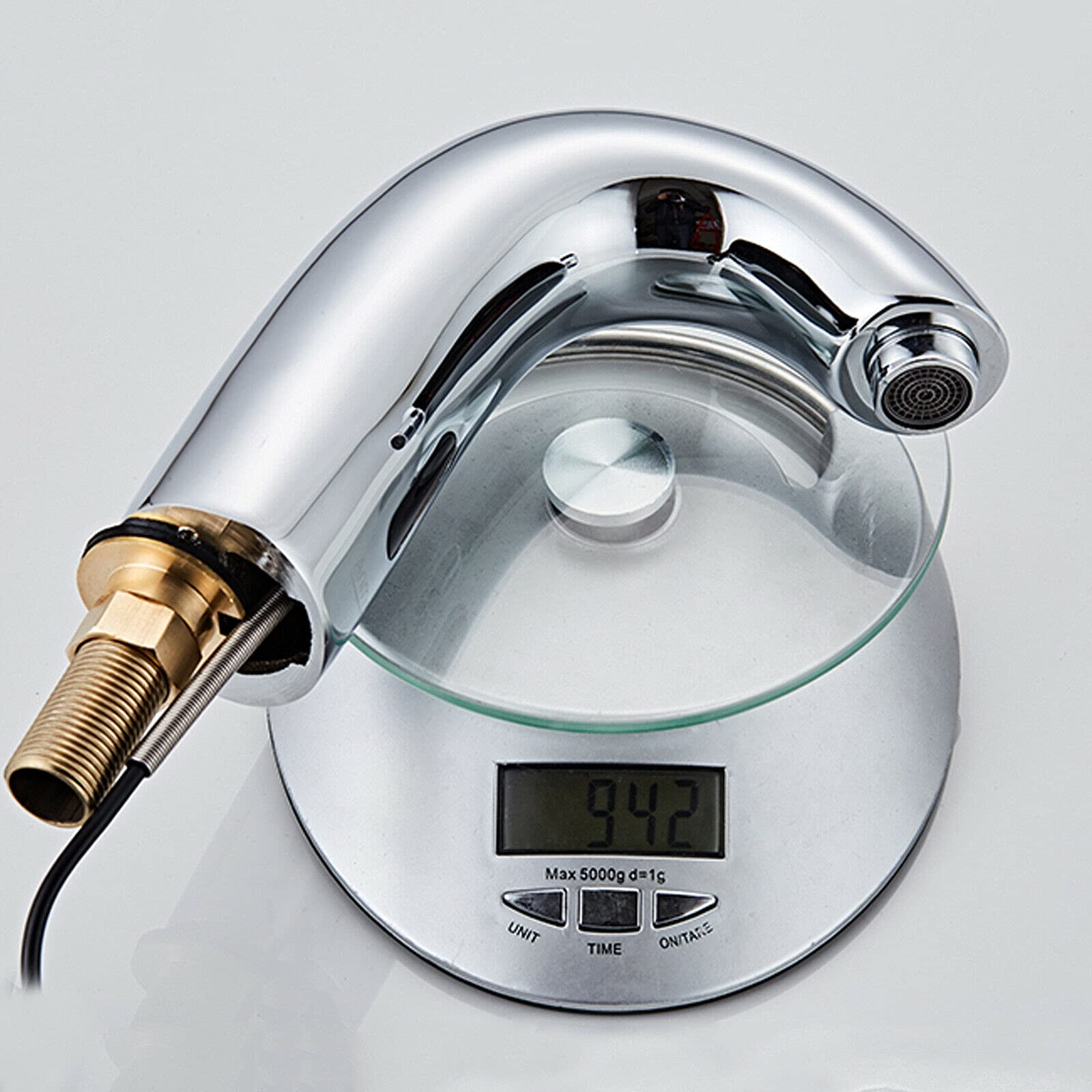 Rubinetto a infrarossi con sensore touchless per WC, rubinetto automatico senza contatto, per lavabo, a induzione senza contatto