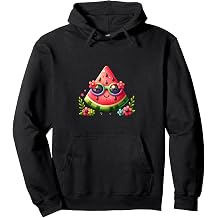 Awesome Watermelon Rainbow Sunglasses Cute Melon Pullover Hoodie