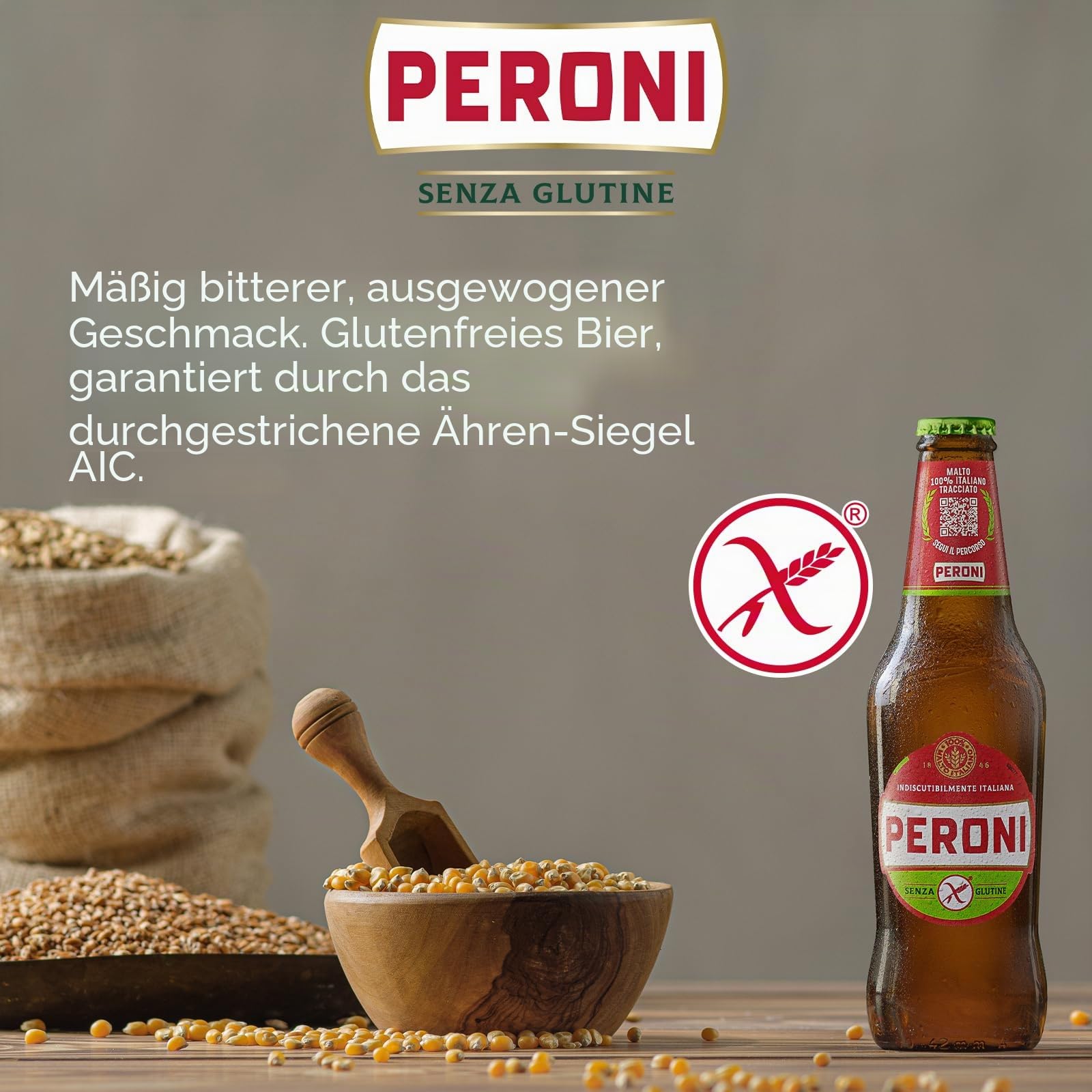 Peroni Beer Gluten Free Cl33X24Pz Grad. Alcolica 4.7% Alcoholic Drinks