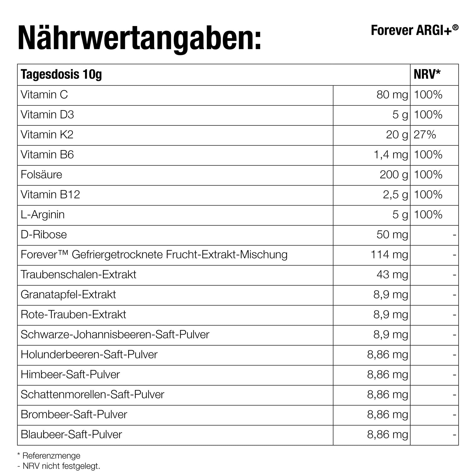 Forever ARGI+, 5g L-Arginin pro Portion, Vitaminkomplex für Sportler und aktive Menschen, Leistungsfähigkeit steigern, fruchtiger Geschmack, glutenfrei (30 Sticks á 10 g)