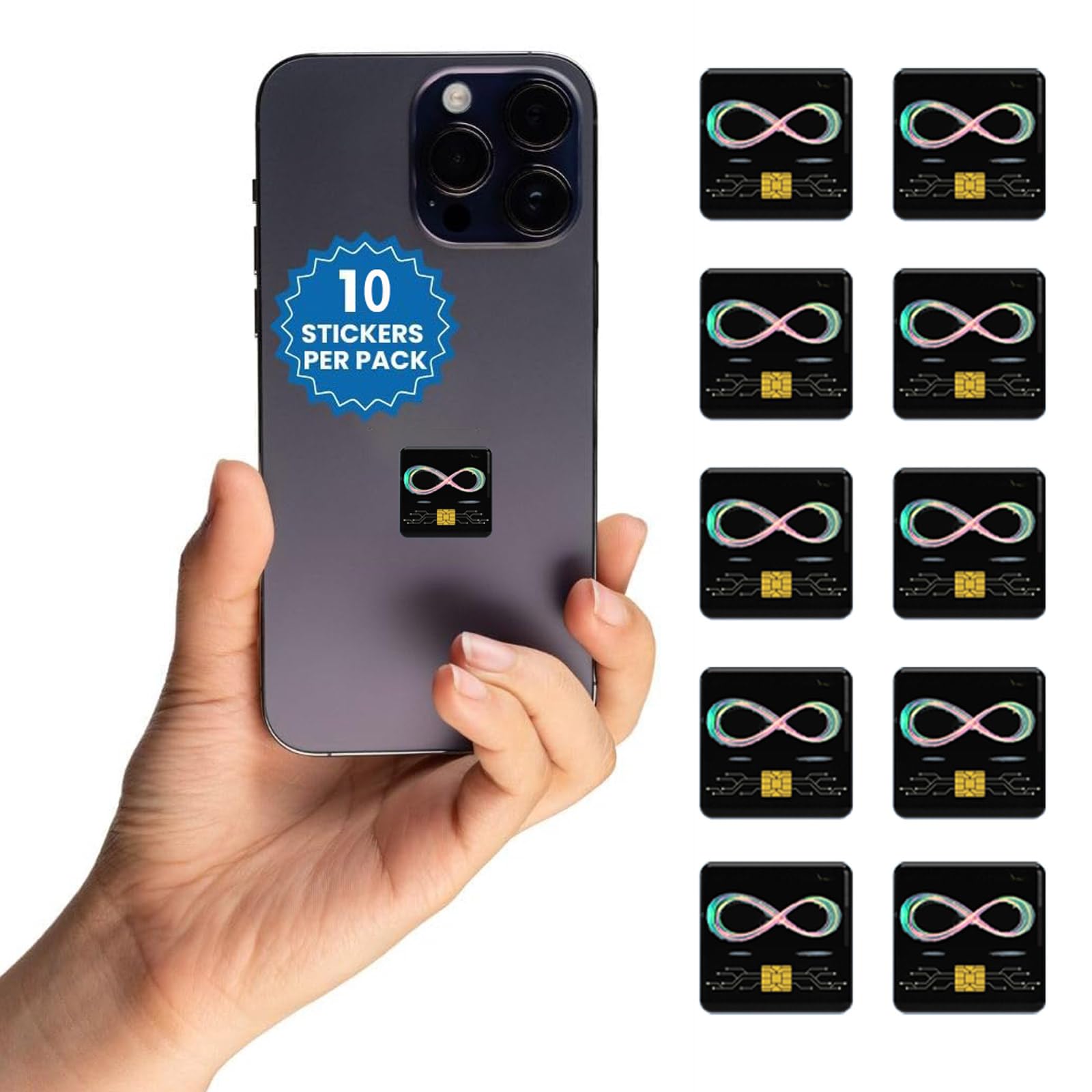 Excellent Device Stickers- Stickers for Phones, Tablets, Laptops, and WiFi Devices.for Home and Office (10 pcs)
