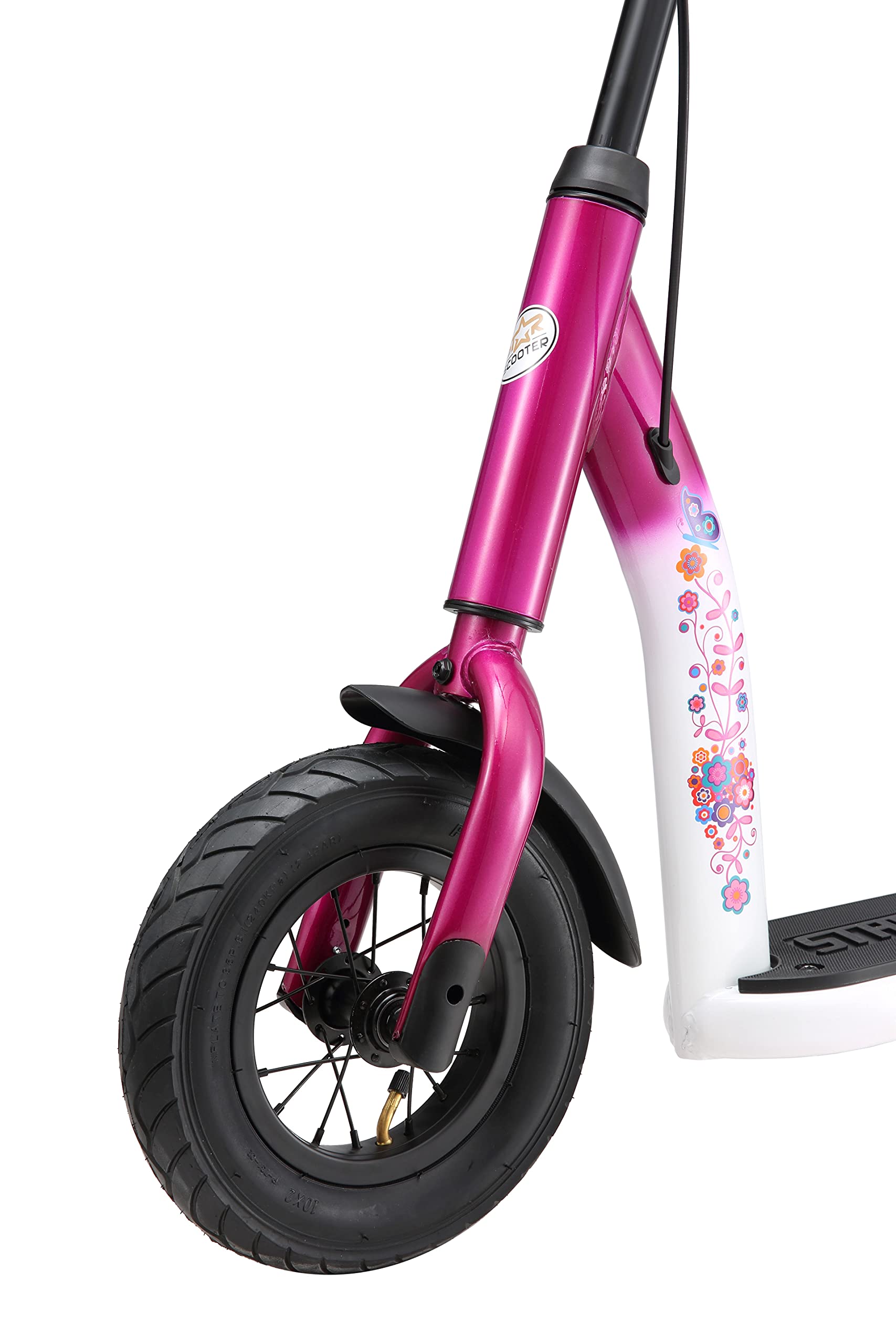 STAR SCOOTER Patinete Infantil 2 Ruedas a Partir de 5 años | Kick Scooter 10" neumáticos, Ajustable en Altura para niñas y niños