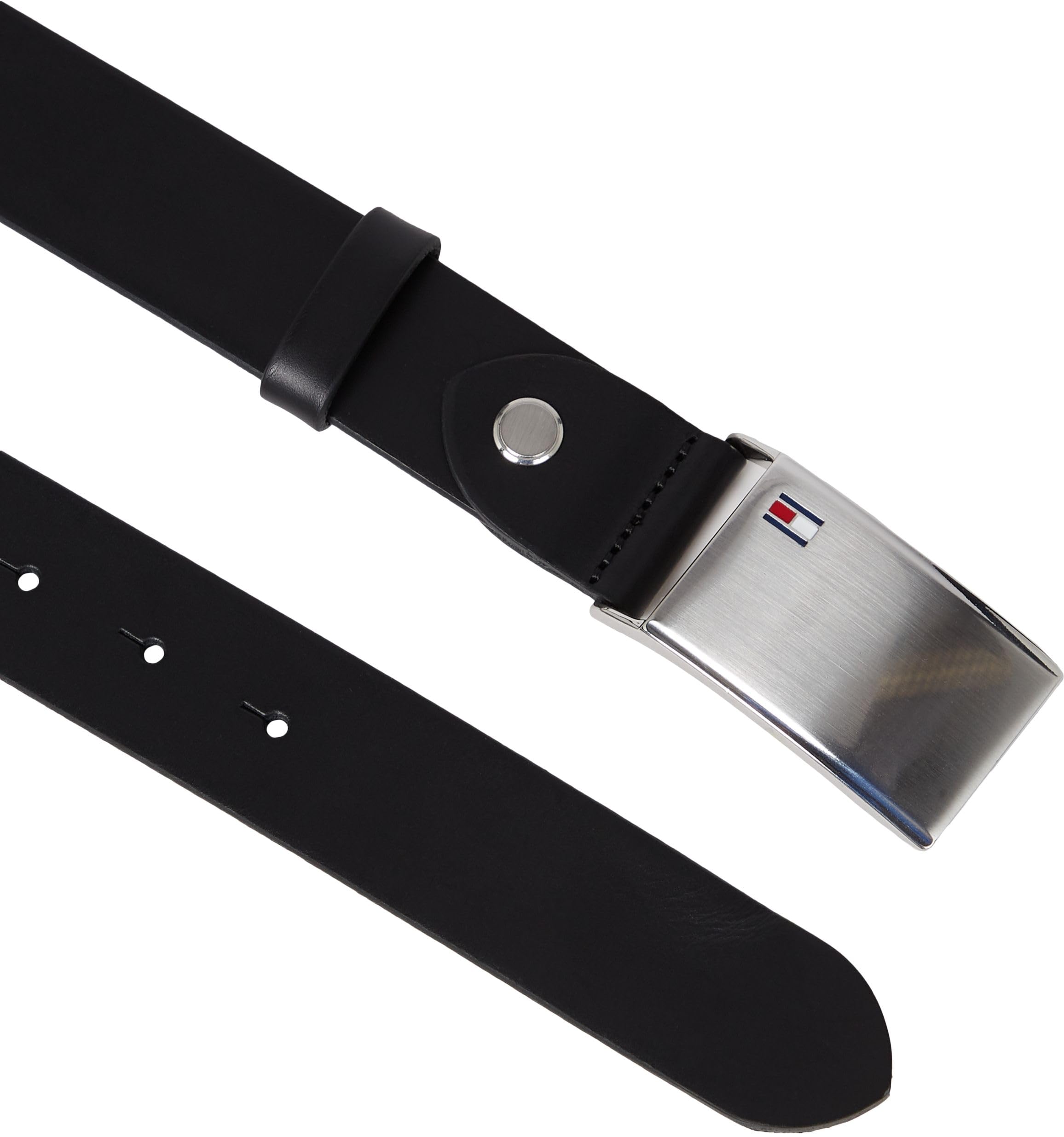 Tommy Hilfiger Ceinture Homme TH Plaque Belt 3.5 Adj Ceinture Cuir