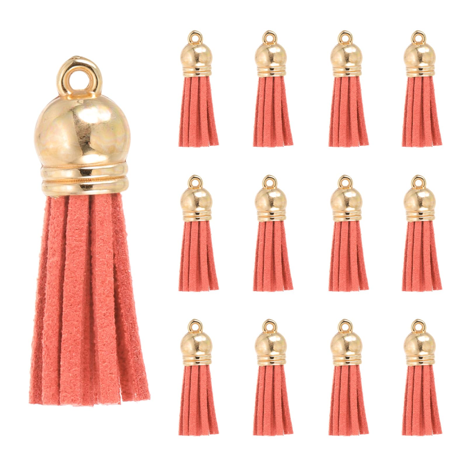 PATIKIL 1.5 Inch Leather Tassels