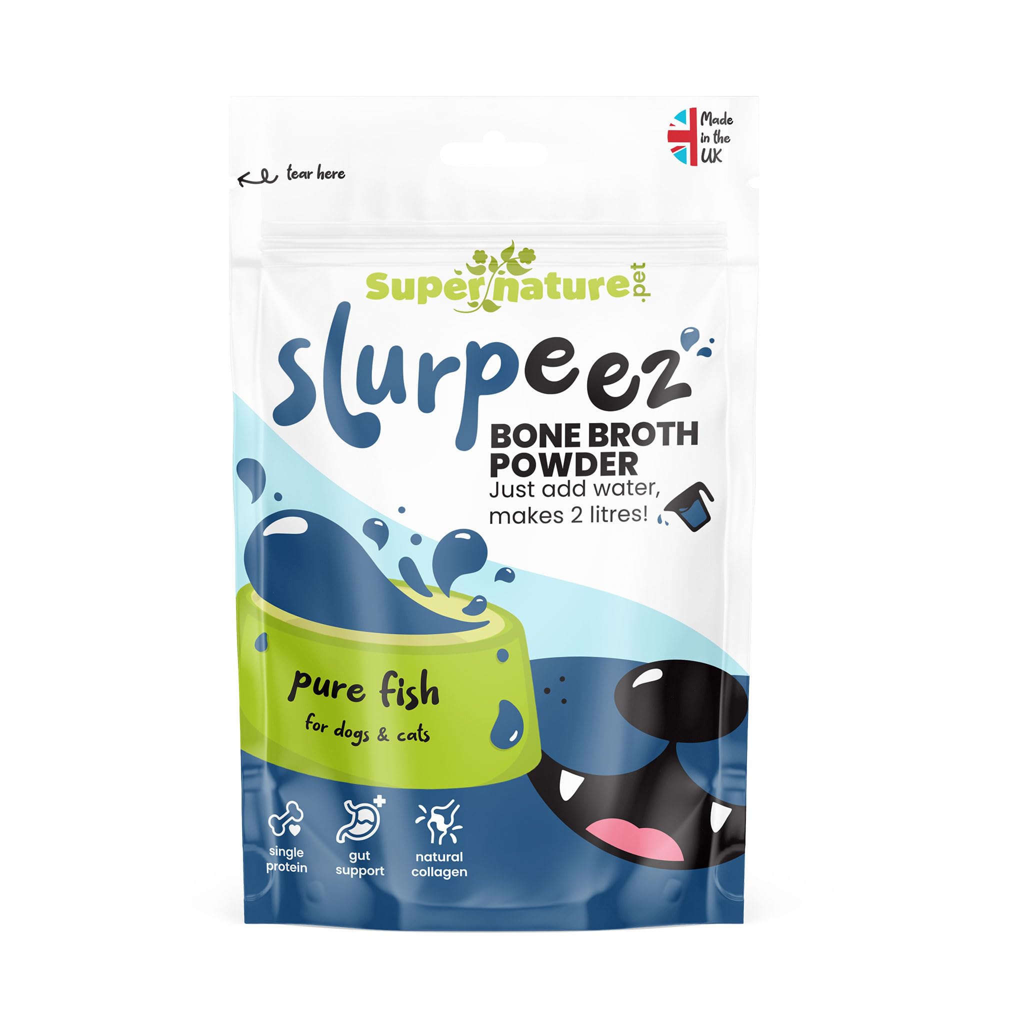 Supernature Slurpeez Fish Bone Broth Powder, 60g