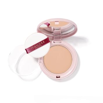 Wander Beauty Womens Wanderlust Powder Foundation, Medium - Warm, Subtle Olive Undertones, 0.31 Ounce Pack of 1