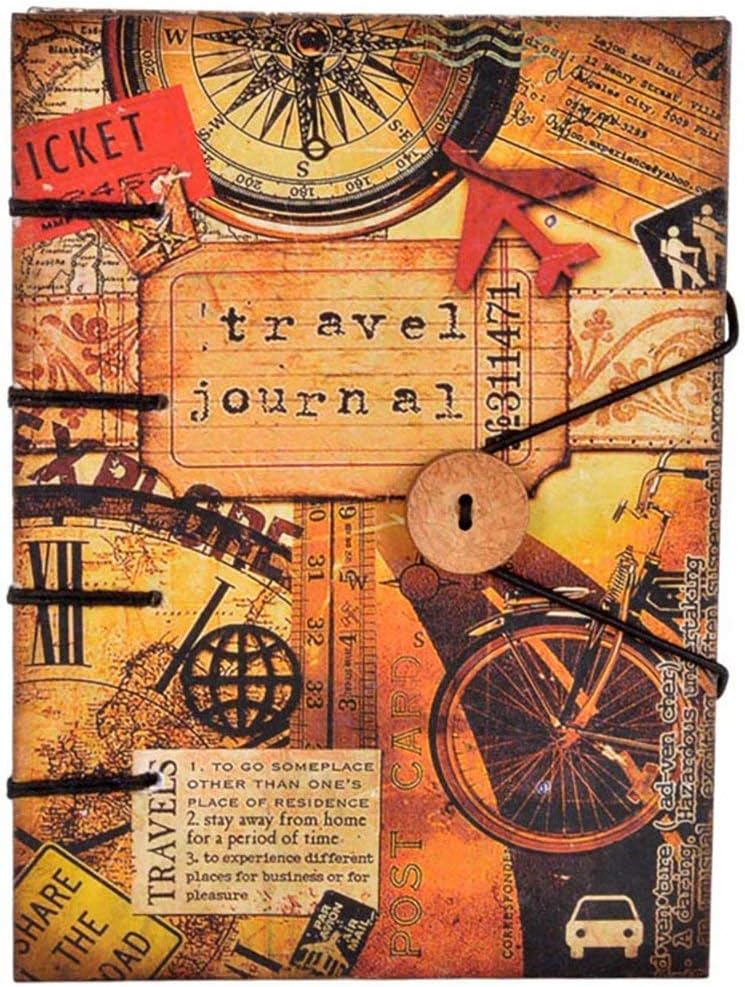 CRAFT CLUB Travel Journal Special Binding Notebook, Diary Size - 8 x 6 inches, 144 Pages