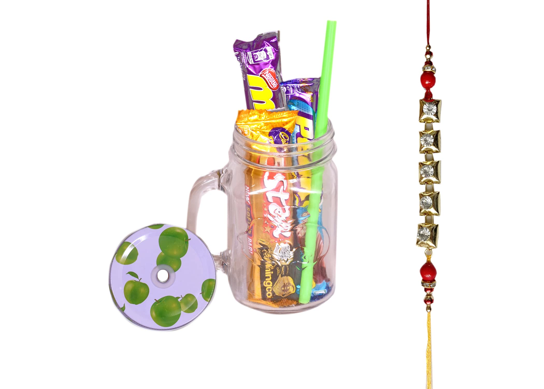 Food Library The Magic of Nature Rakhi Hamper for Brother (Rakhi with Gift) 4
