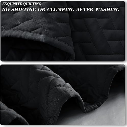 Miniatura 5 de Exclusivo Mezcla Colchas de edredón de tamaño matrimonial y Queen con patrón de tejido de cesta, edredones suaves y ligeros de verano, juego de ropa