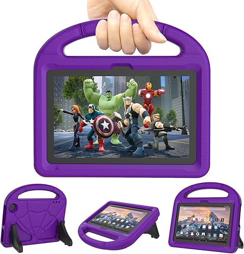 Miniatura 6 de DICEKOO - Funda para tableta de 7 pulgadas (12. generación, versión 2022), ligera, a prueba de golpes, con asa de soporte, incompatible con iPad