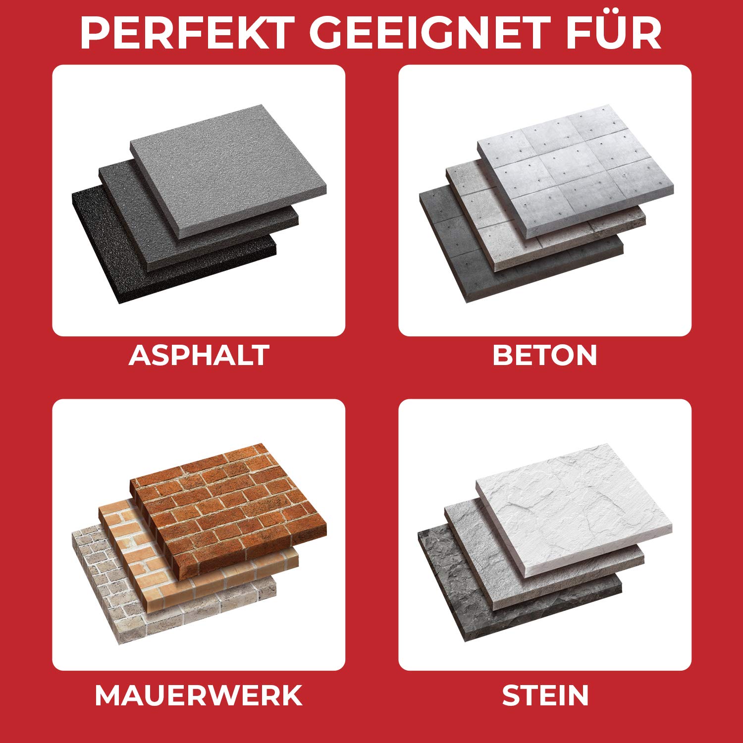 SCHWABENBACH ® SDS HEX Meißel 75 x 410mm - Ideal zum Abtragen von Beton & Mauerwerk - SDS Sechskant Extra Gehärtete Spitze - Abstemmen mit Abbruchhammer Stemmhammer - Spatmeißel - Asphaltmeißel