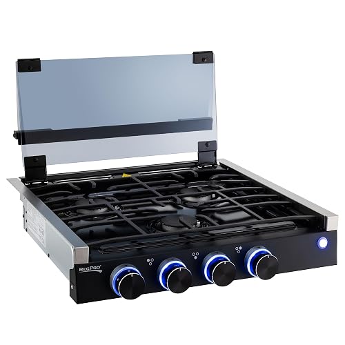 RecPro 3-Burner RV Gas Cooktop