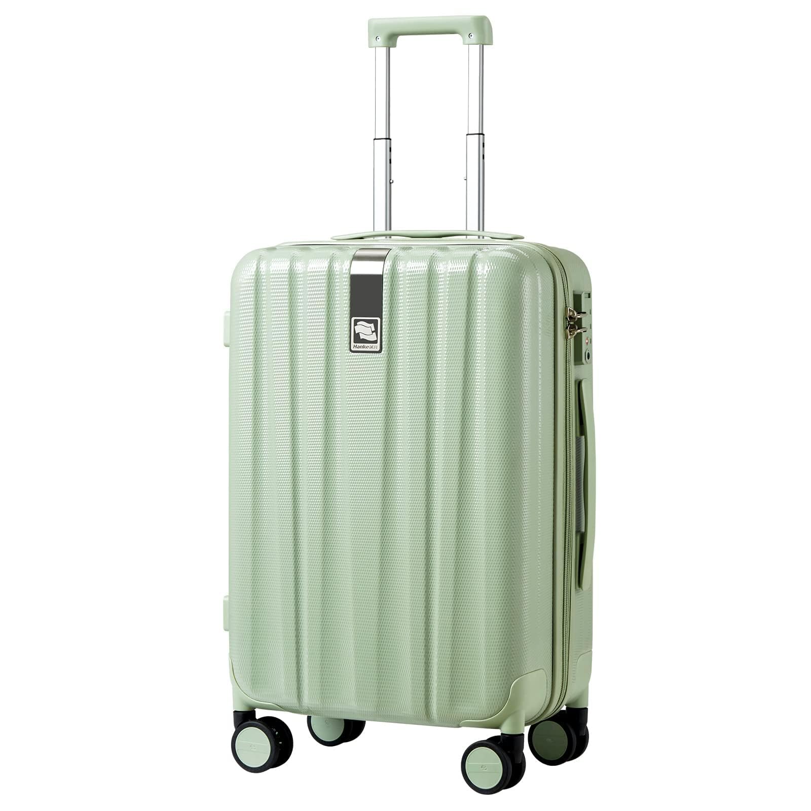 Hanke 20 Inch Carry On Luggage 22x14x9 Airline Approved Lightweight PC Hard Shell Suitcas…