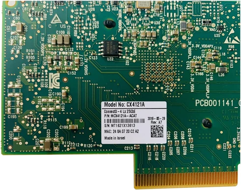 拡張カード 25Gb Mellanox ConnectX-4 MCX4121A-ACAT Amazon | SVNXINGTII CX4121A MCX4121A-ACAT ConnectX-4 25