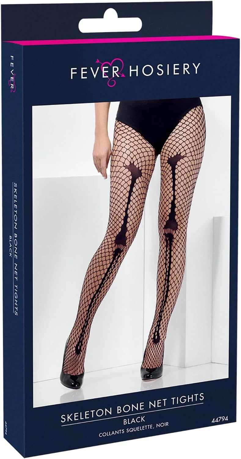 Skeleton Bone Net Tights