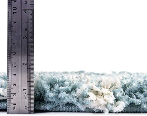 Miniatura 7 de Unique Loom Alfombra marroquí Trellis Shag Collection - Meknes (2 x 5 pies 1 pulgada, grismarfil)