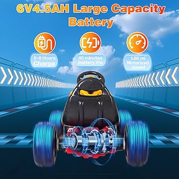 Amazon.co.jp: ORDLBMX 6V 4.5Ah電動ゴーカート、4輪エレクトリ
