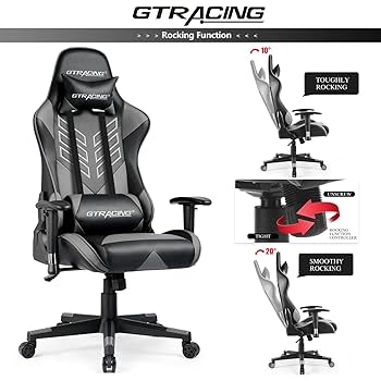 GTRACINGゲーミングチェア Amazon.co.jp: GTRacing ゲーミングチェア オフィスチェア