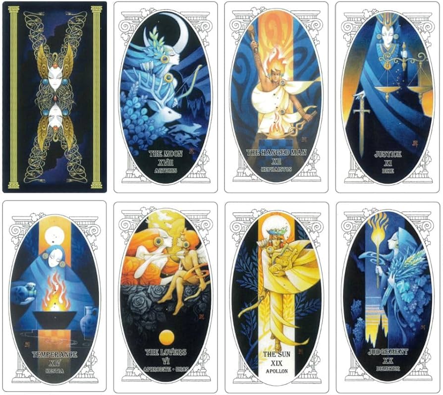 【正規品タロットカード】ギリシャ神話の世界観✨輝くエッセンスのデッキ／デラックス 正規品タロットカード】ギリシャ神話の世界観✨輝くエッセンスのデッキ