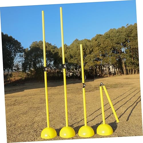 Miniatura 6 de Kisangel 2 piezas de baloncesto Spikes Rebounder Slalom Tool Portable Pole Agility Equipo de fútbol para pista atlética Coaching Mujeres Cañas