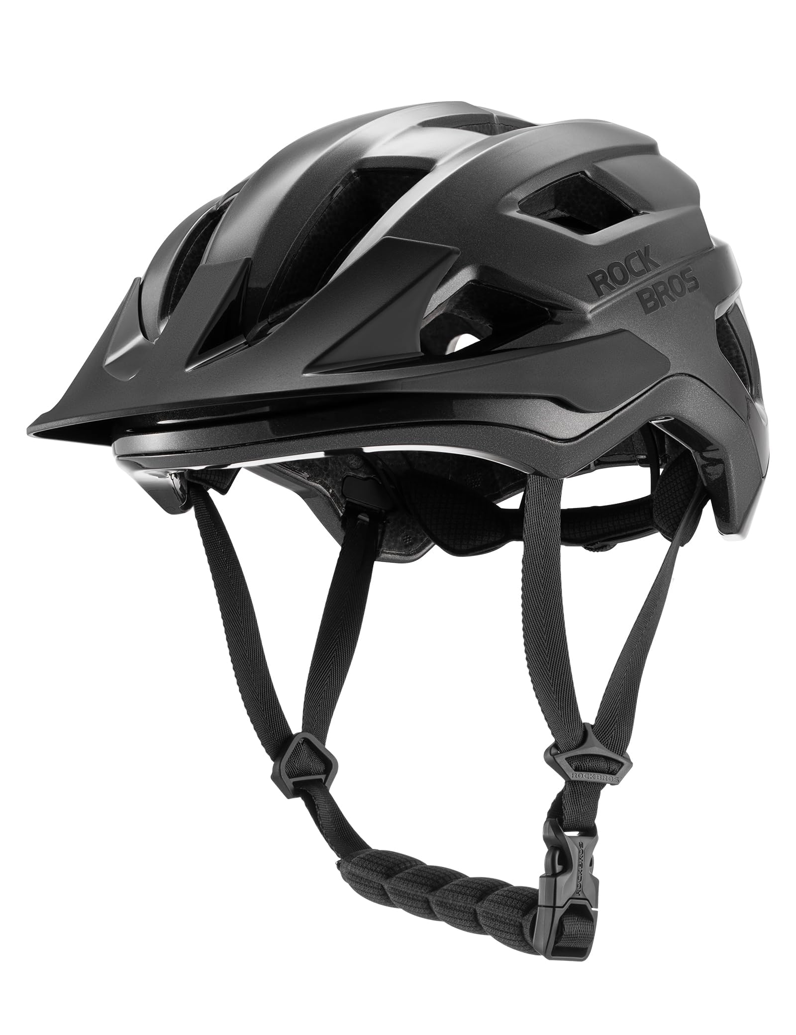 ROCKBROS Casco de Bicicleta MTB Carretera con Ajuste 54-58cm para Niños y Niñas, Casco Infantil para Deportes Aires