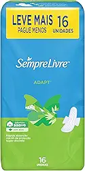 Sempre Livre Absorvente Externo Adapt Com Abas 16 Unidades