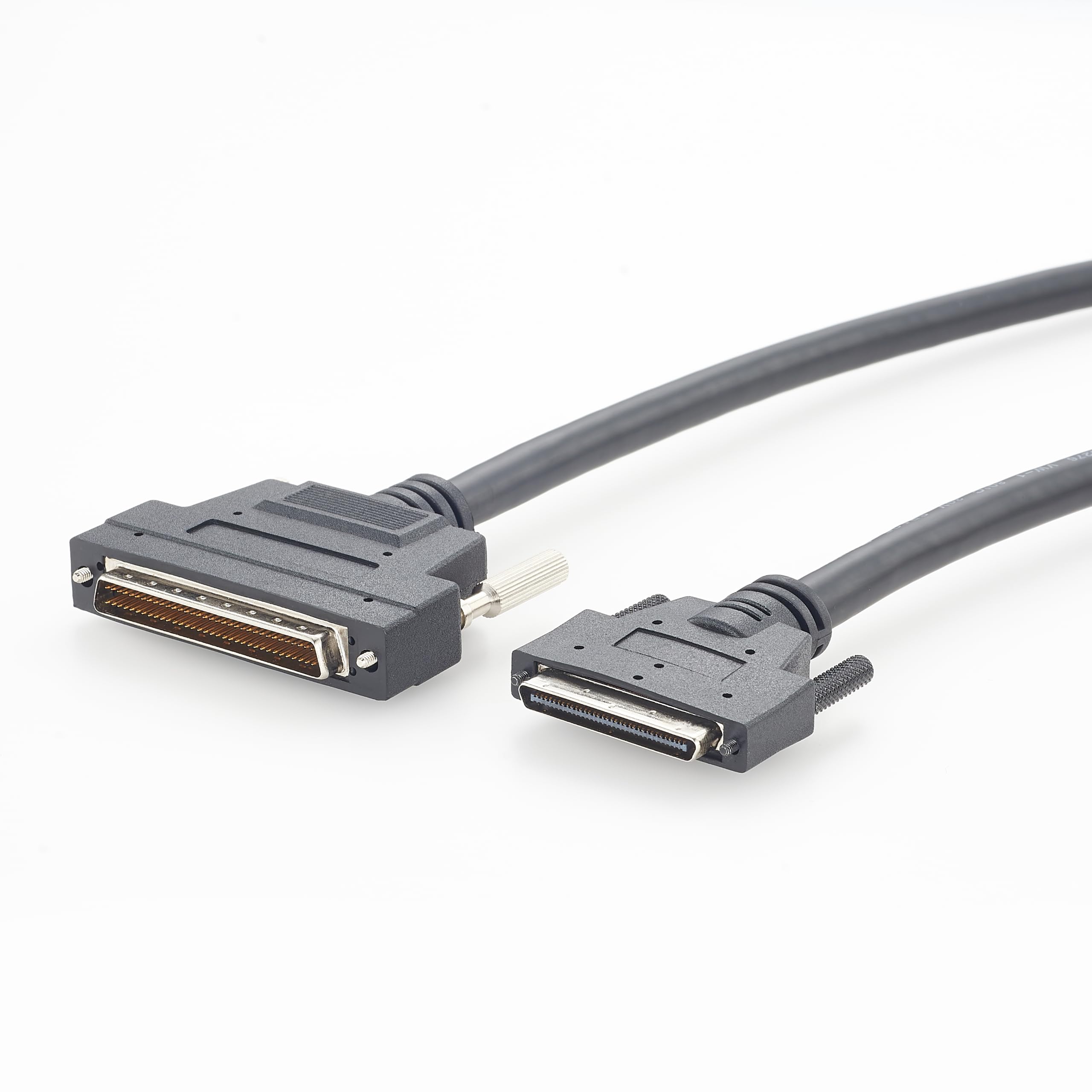 VHDCI Câble SCSI 68 broches vers HPDB 68 broches 2 m Câble de données blindé mâle vers mâle 30 AWG 34P pour PC industriel et appareils de stockage