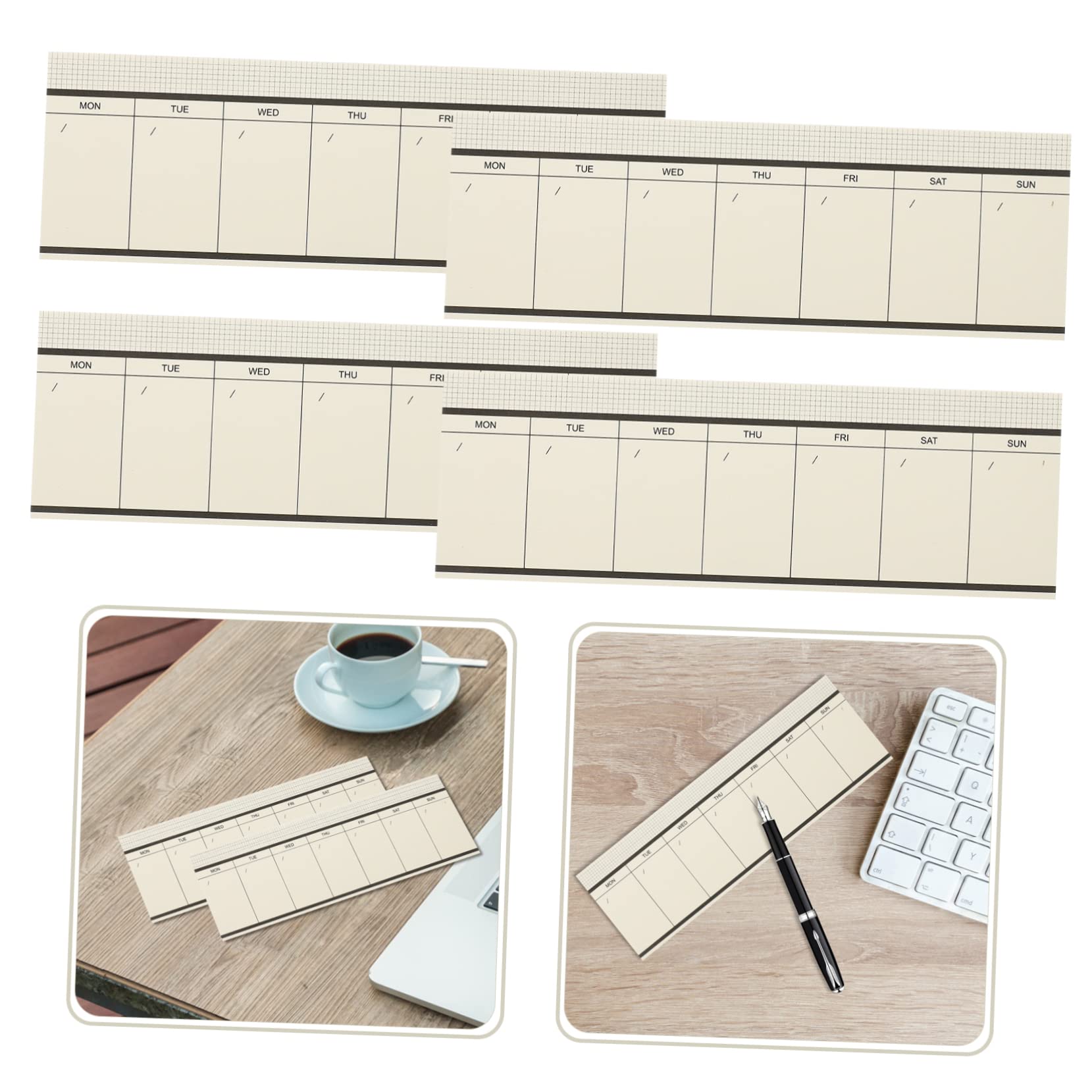 jojofuny 3 Set Blocco Note Memo Pad Per Pianificazione Settimanale Blocchi Appunti Strappabili Per Ufficio E Studio Planner Giornaliero Semplice E Funzionale Per Studenti E 4 Pezzi * 3