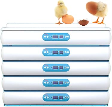 Egg Incubator Large, Egg Incubator with Automatic Egg Turning and Humidity Control, Poultry Hatcher with Digital Display [ 2021 New Upgrade ], for Chicken, Duck, Goose, Quail Eggs