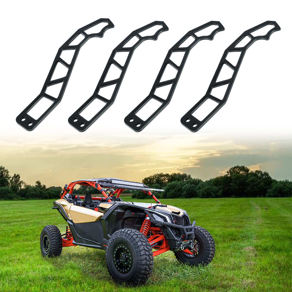 Poignées de porte Can-Am Maverick X3 - Kit de 4 pièces pour modèles 2017-2020