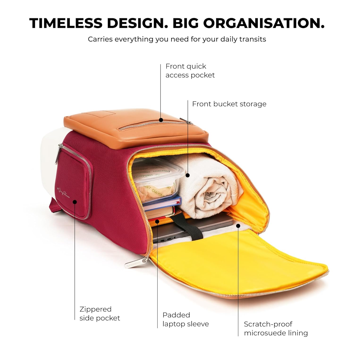 MOKOBARA The Hovercraft Backpack | Fits 15 Inch Laptop, 24L Capacity, Premium Zippers | School, Travel & Daily Commute, Padded Shoulder Straps & Back Panel 19 717VPOz+ywL. SL1500