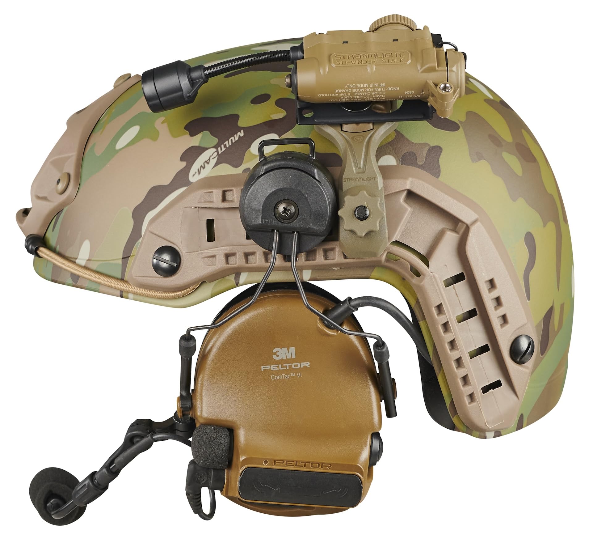 Streamlight 14115 Sidewinder High Offset ARC Rail Mount, Coyote