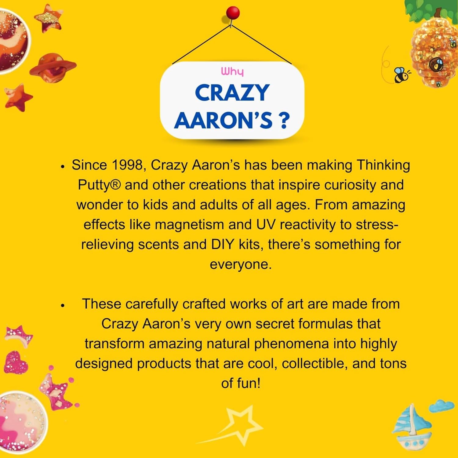 Crazy Aaron's Mystic Crystal Mini Thinking Putty