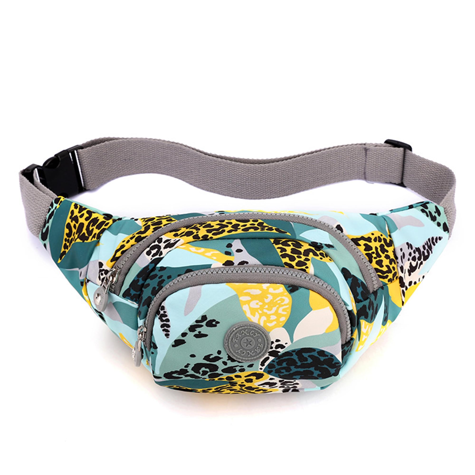 Waterproof Waist Bag for Man & Woman | Waterproof Travel Money Belt with RFID Security | Waist Bag for Woman | Waist Pouch Bag for Men | Stylish Bag for Gym, Cards & Cash (Urban Jungle)-image-29