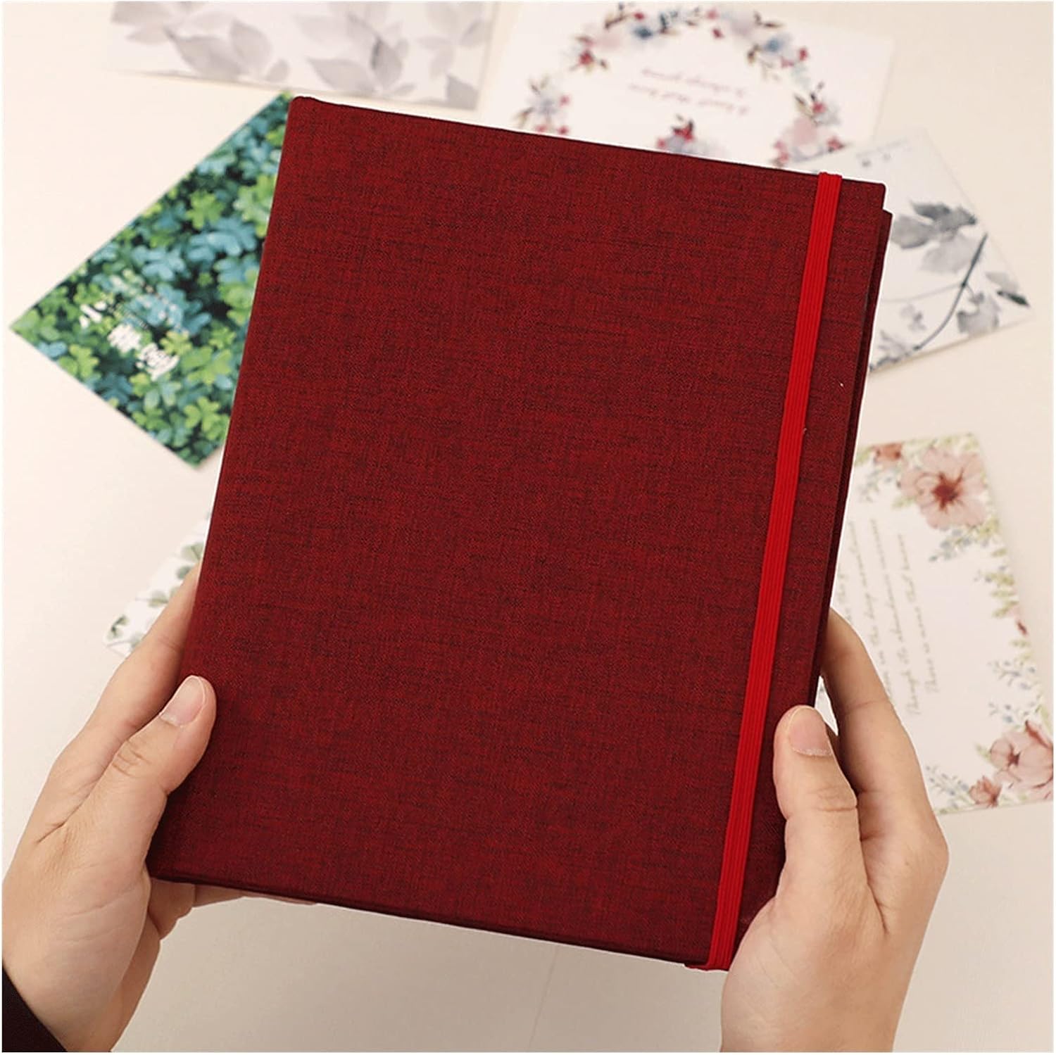 Album Couple Family Child Baby Album Interstitial Photo Phone Album Art Memorial Album Collection Large Capacity Cover Photo Album (Color : 01) (5)