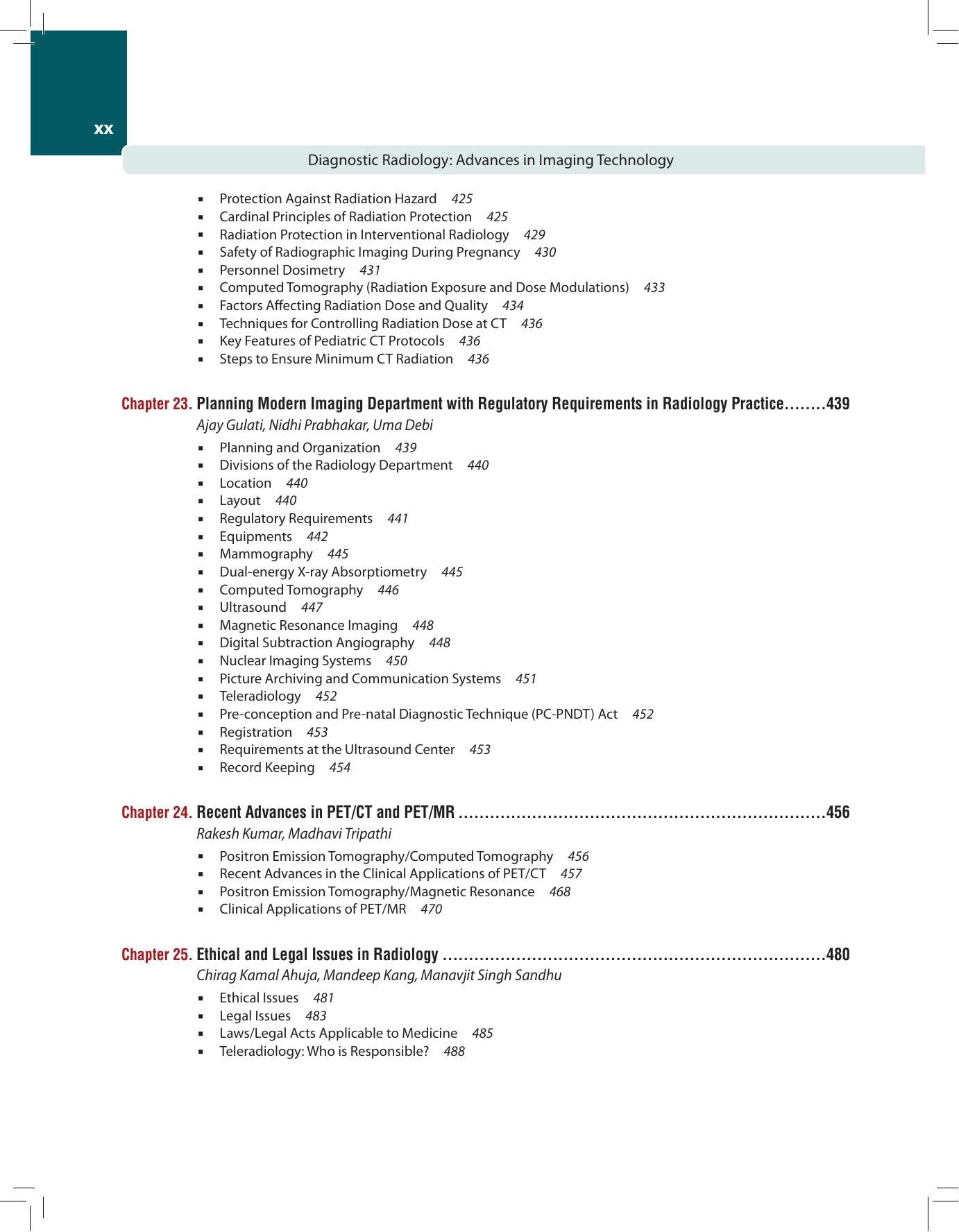 Diagnostic Radiology: Advances in Imaging Technology