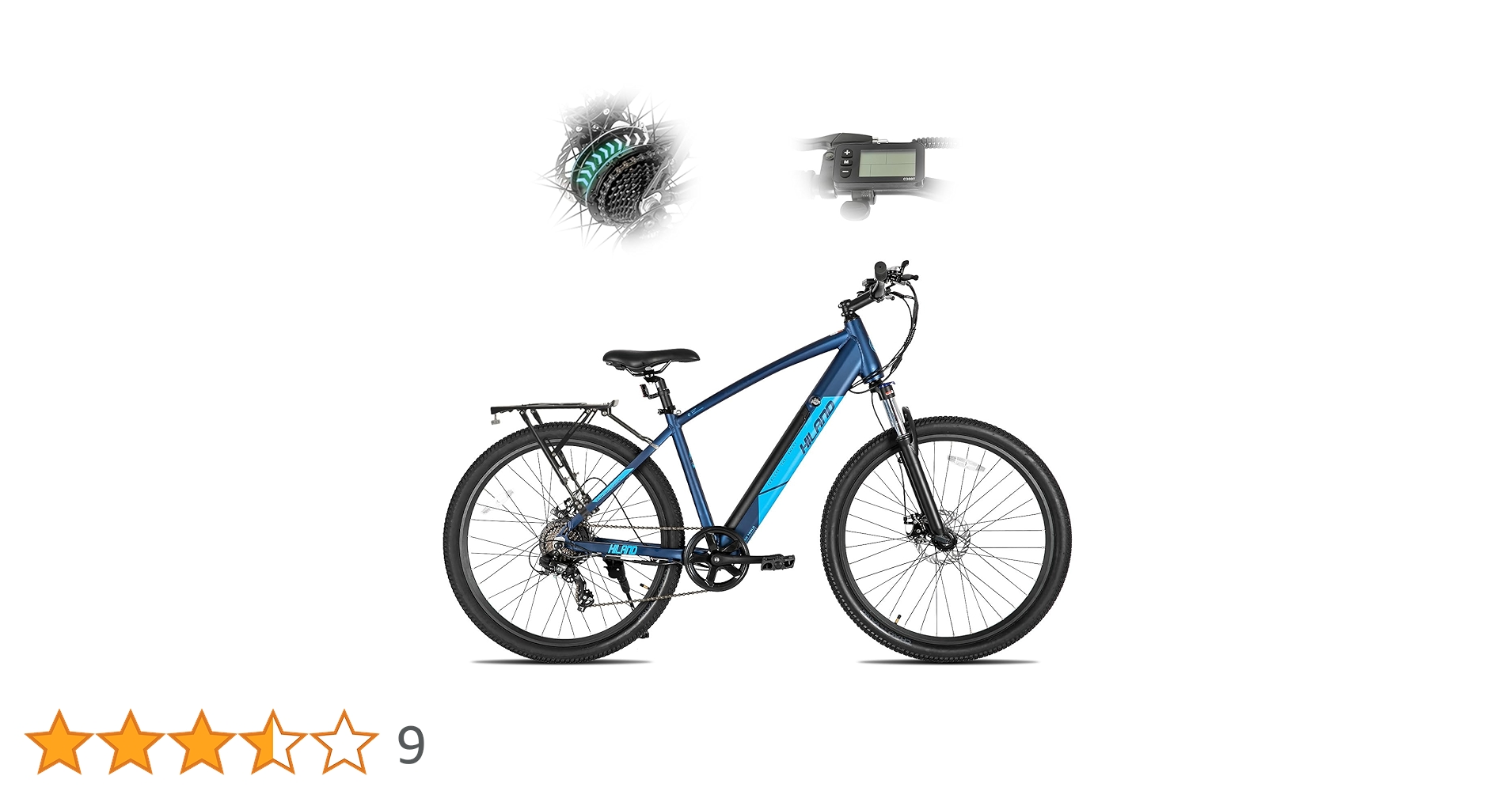 Amazon | HILAND 27.5インチ マウンテンバイク 走行距離60km シマノ7段