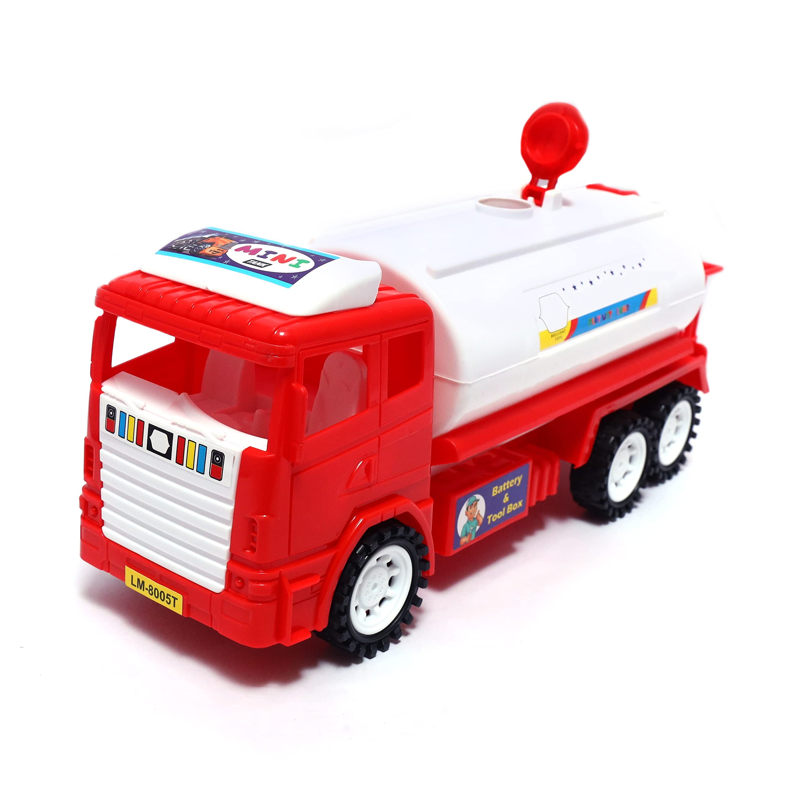 Kiev Heavy Duty Big Size Oil Tanker Friction Powered Toy | Non Electric Oil Tanker Vehicle | (Multi-Color) Color As Per Availability | Toy Size In L*W*H: - (28 * 9 * 12 Cm), Kid (B0BJ7PBCSM) Amazon Price History, Amazon Price Tracker